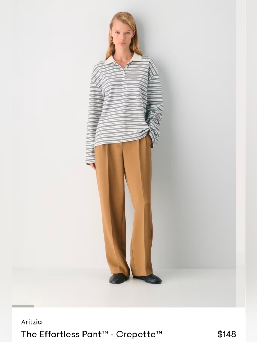 Wilfred Aritzia "THE EFFORTLESS PANT" - Picture 1 of 5